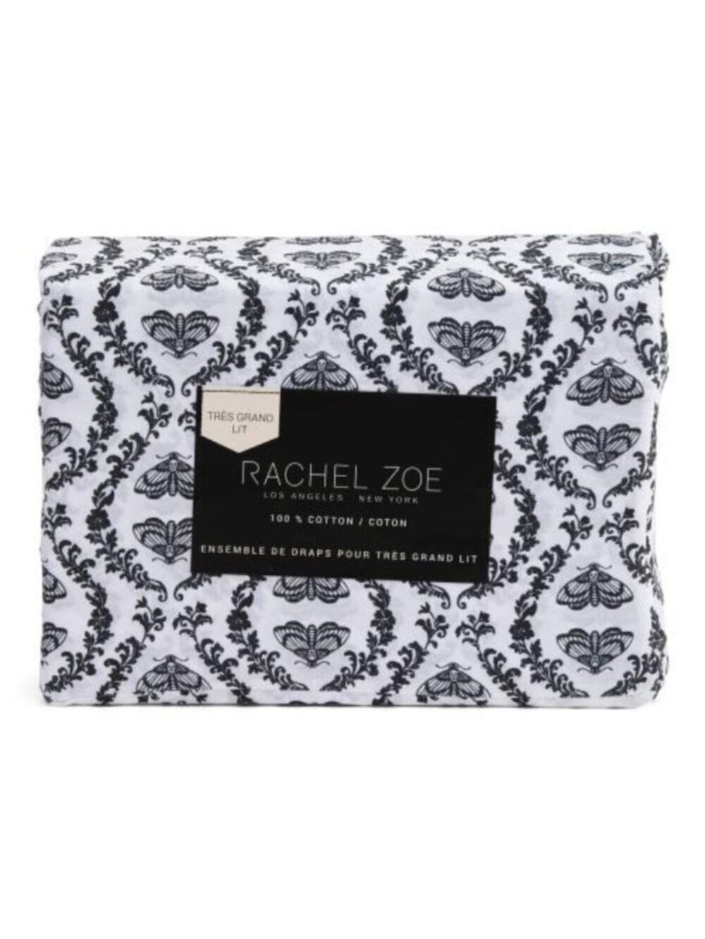 RACHEL ZOE Moth Damask Sheet Set